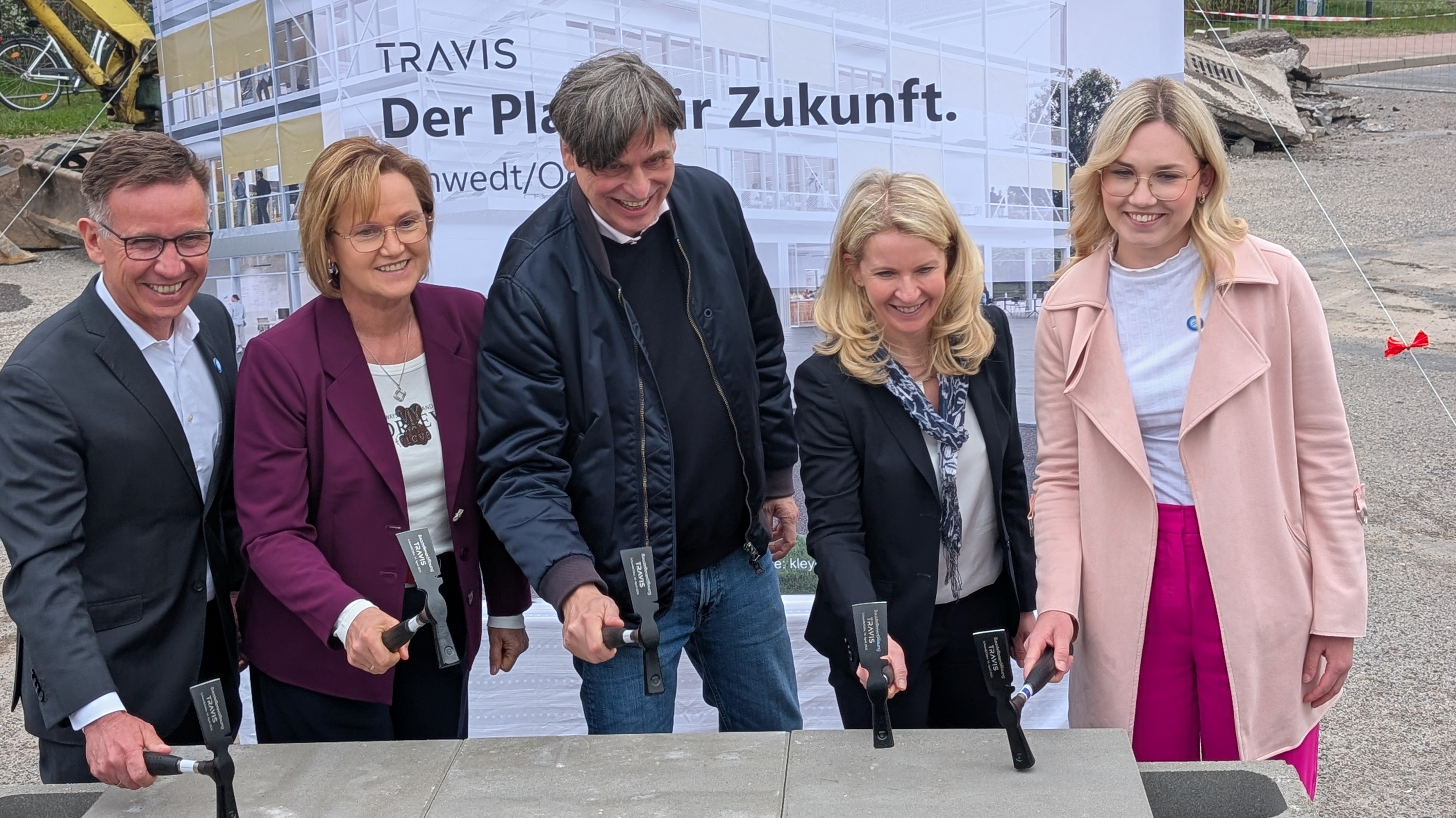 Abbildung der Baustelleneröffnung DemoHub