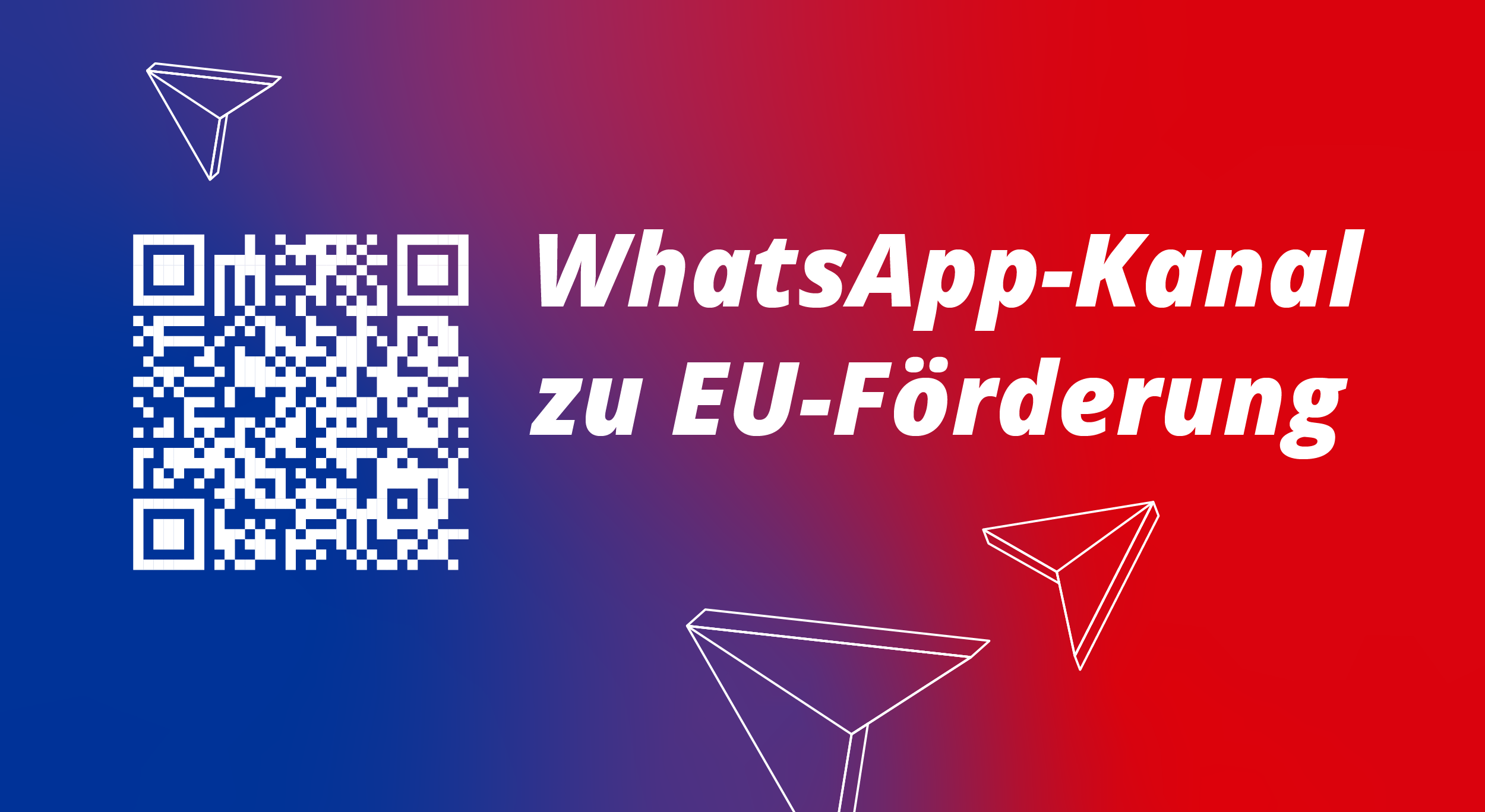 Jetzt WhatsApp-Kanal abonnieren und News zu EU-Förderung erhalten
