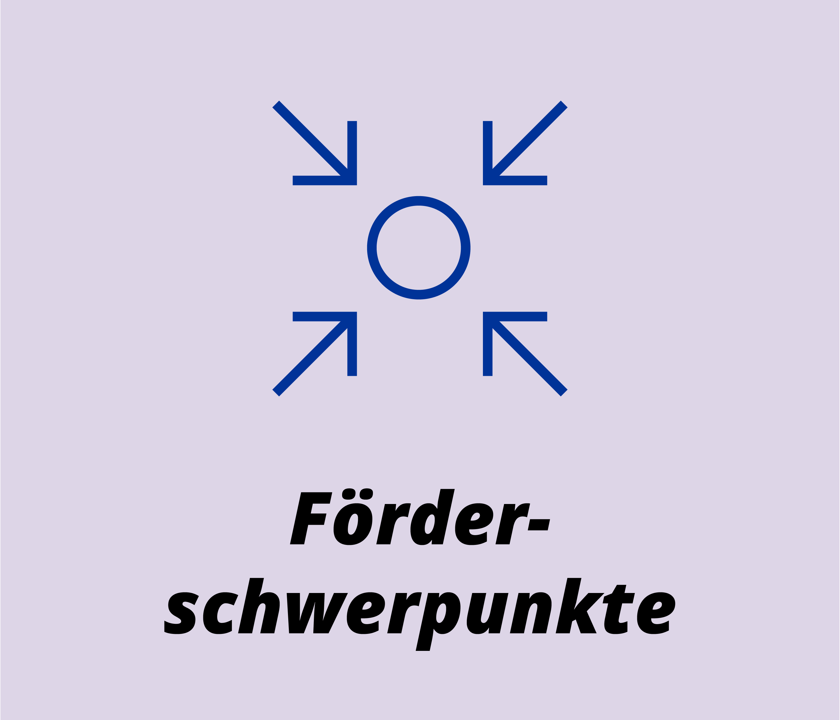 Icon zu den Förderschwerpunkten