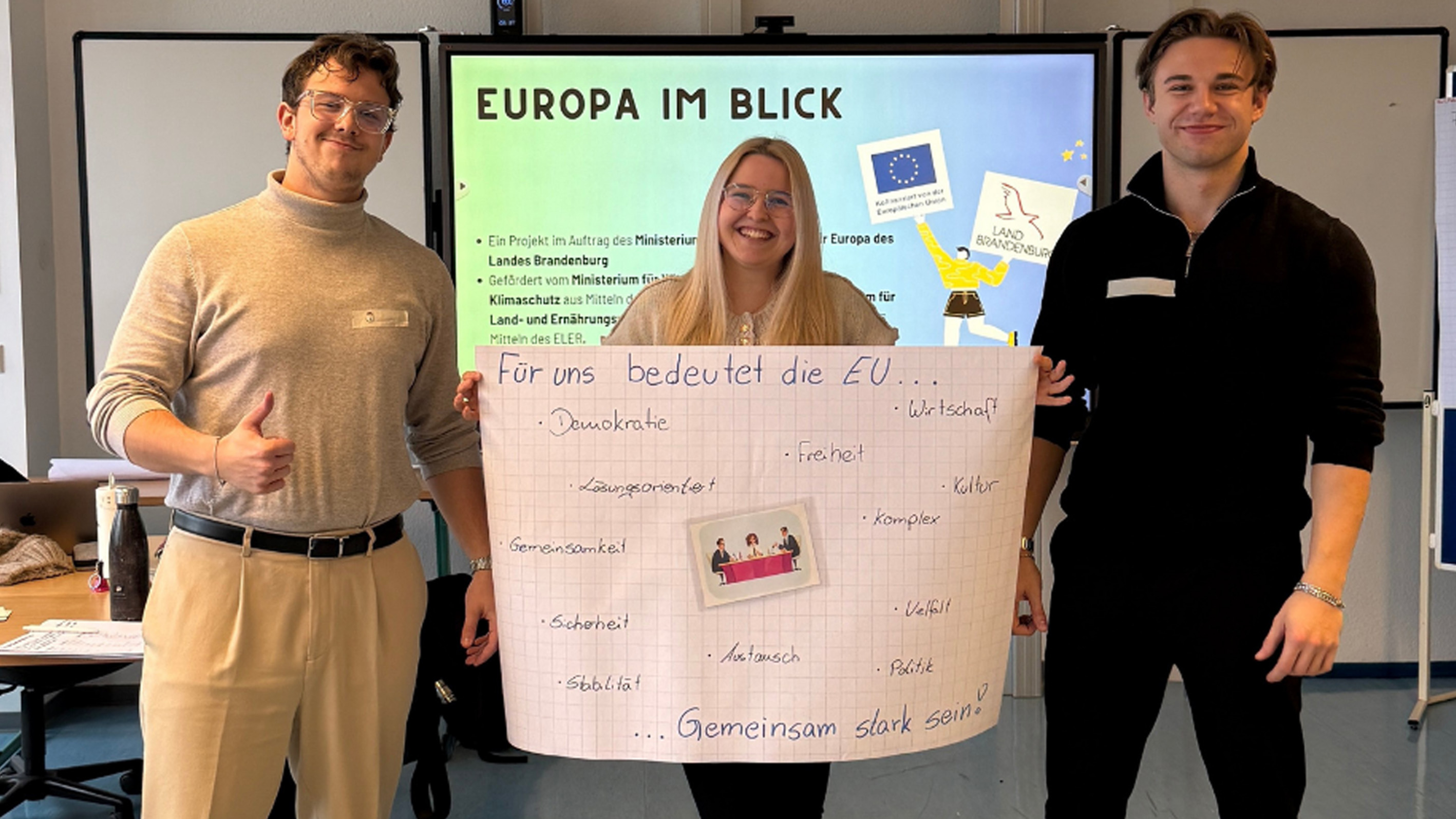 Europa im Blick während einer Unterrichtseinheit