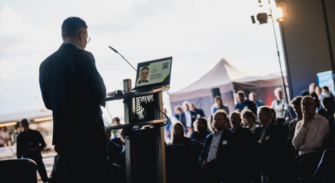Carsten Schöning bei seinem Vortrag am 23.09.2025